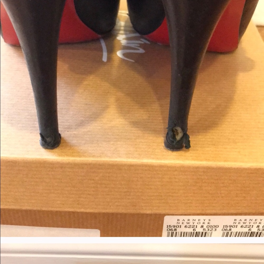 Christian Louboutin C’est Moi 120 Nappa Shoe Boots - Picture 5 of 8